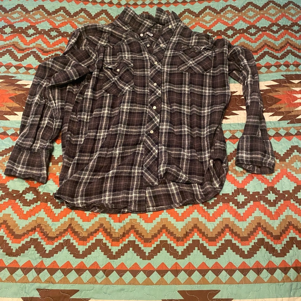 Wrangler pearl snap shirt